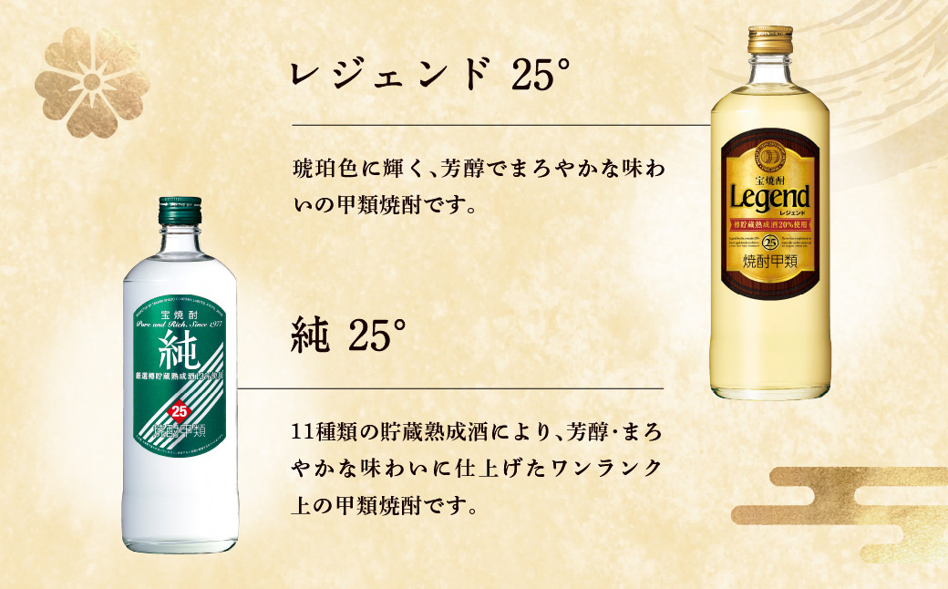 ＜宝焼酎甲類6本のみくらべセット＞