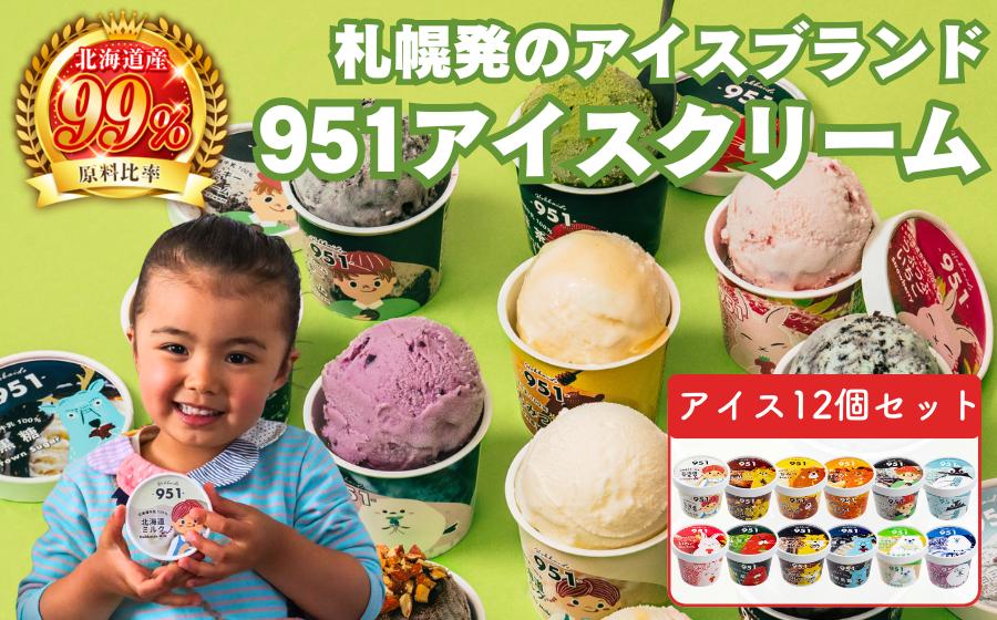 951アイスクリーム　12個セット