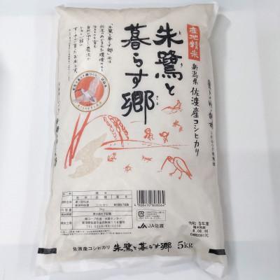 ふるさと納税 佐渡市 令和7年産　佐渡産コシヒカリ米「朱鷺と暮らす郷」5kg