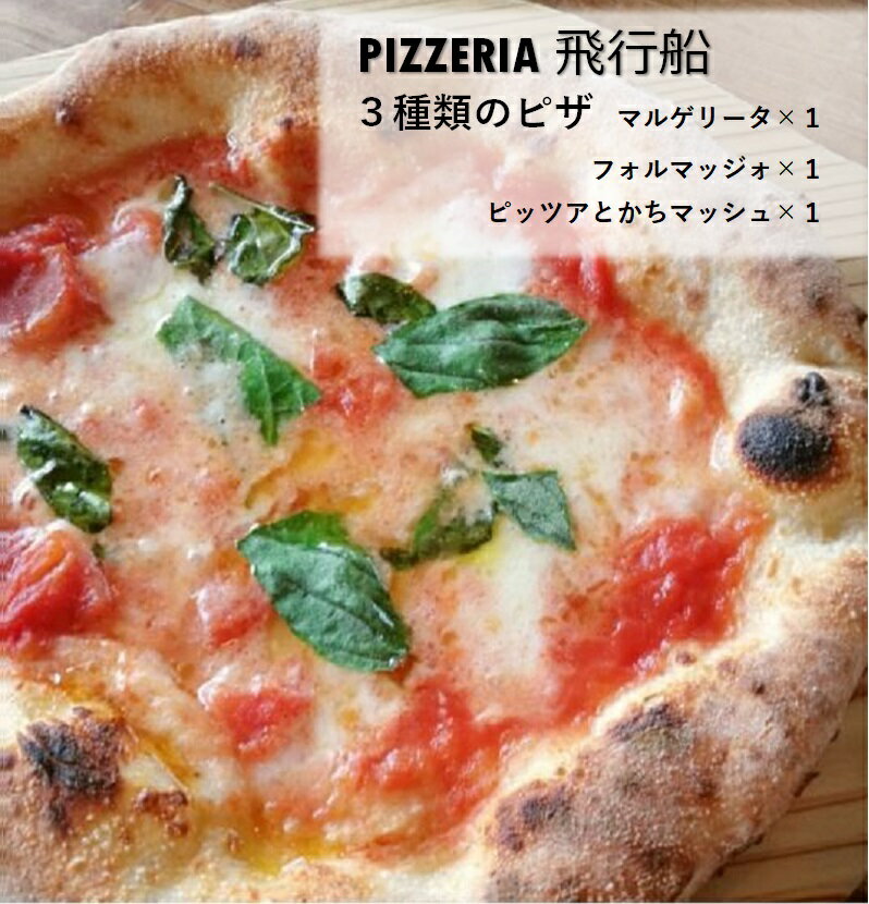 【ふるさと納税】冷凍ピザ 3種3枚 北海道 PIZZZERIA飛行船 キッチンカーで人気