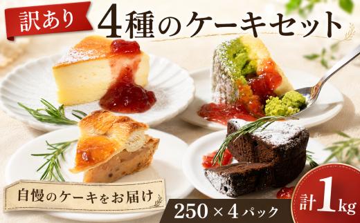 訳あり ケーキ パイ 4種 セット スイーツ 約250g × 4 合計約 1kg チーズケーキ アップルパイ ガトーショコラ 抹茶 チーズ ケーキ 抹茶ケーキ チョコ ホワイトチョコ チョコレート チョコケーキ 濃厚 お菓子 ケーキ スイーツ 洋菓子 デザート おやつ 宇治抹茶 ホワイトチョコレート 生チョコ テリーヌ ショコラ ベルギー デコレーション 記念日 ウィンズ・アーク 埼玉県 羽生市