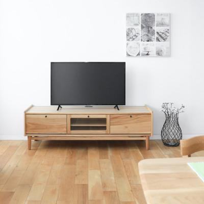 ふるさと納税 旭川市 旭川家具 MUKU工房オリジナル ジャム テレビ台 ロー 150 北海道ナラ_04579