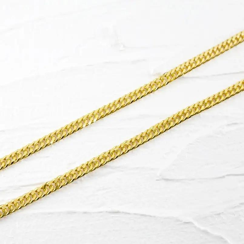 純金 24金 ネックレス 喜平 チェーン 50cm 15g 純金 造幣局検定刻印付