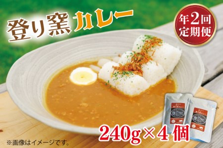 定期便 登り窯カレー 年2回 レトルカレー AB006