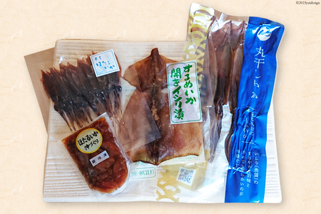 いかづくし [西海水産 石川県 志賀町 AB4118] いか イカ おつまみ 干しいか ほたるいか スルメイカ 手作り イシリ漬 珍味 4品 丸干し