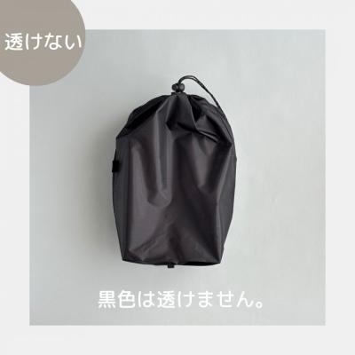 ふるさと納税 名古屋市 【M・3L・黒】　大きめナイロン巾着袋　スタッフバッグ　スタッフサック |  | 01
