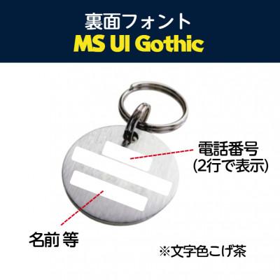 ふるさと納税 藤沢市 迷子札(ネームプレート) 2センチ ステンレス 両面レーザー刻印 2点セット |  | 02