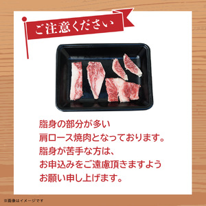 博多和牛 肩ロース焼肉 定期便全12回 肉 お肉 焼肉 牛 牛肉 和牛 バーベキュー BBQ 072-T131