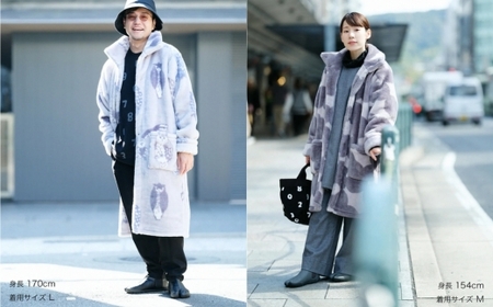 SOU・SOU×ロマンス小杉 ブランケット ローブ