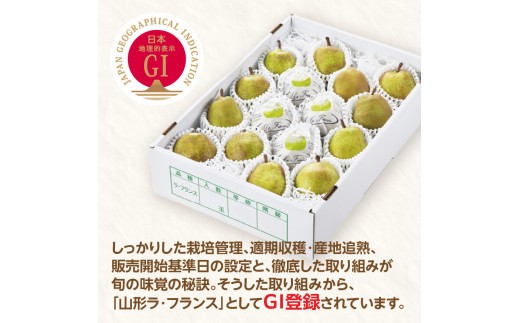 《先行受付》ラフランス 約5kg（18～20玉） 【2026年11月上旬頃～発送予定】【山形洋梨】 