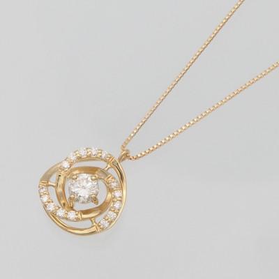 ふるさと納税 昭和町 K18 0.3ctUP ダイヤモンド ペンダントネックレス HH-019759 |  | 01