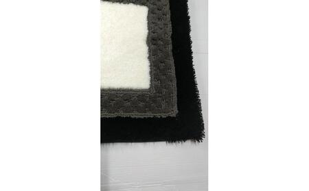 【ホワイト,グレー,ブラック】ボルガキッチンマット小 約45cm×約120cm