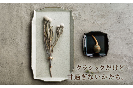 【美濃焼】リム プレートペア4点セット【JYUZAN-寿山-】 食器 プレート 皿 小皿 ケーキ皿 取り皿 セット おしゃれ ホワイト 白 グリーン 緑 電子レンジ対応 送料無料  [MCN012]