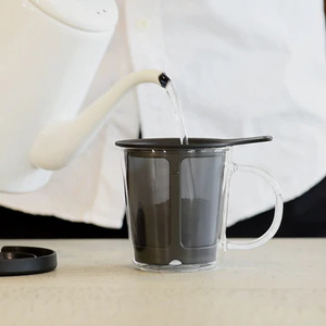 HARIO ワンカップコーヒーメーカー［OCM-1-B］｜ハリオ おしゃれ 耐熱 ガラス 食器 器 グラス コップ カップ マグカップ 湯呑み 保存容器 コーヒー ドリップ キッチン 日用品 キッチン