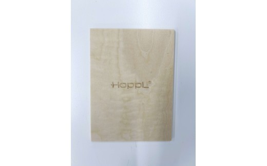 HOPPL（ホップル） スタッキングボックストイ ひこうき（型はめパズル） メッセージプレートなし（シンプルプレート）