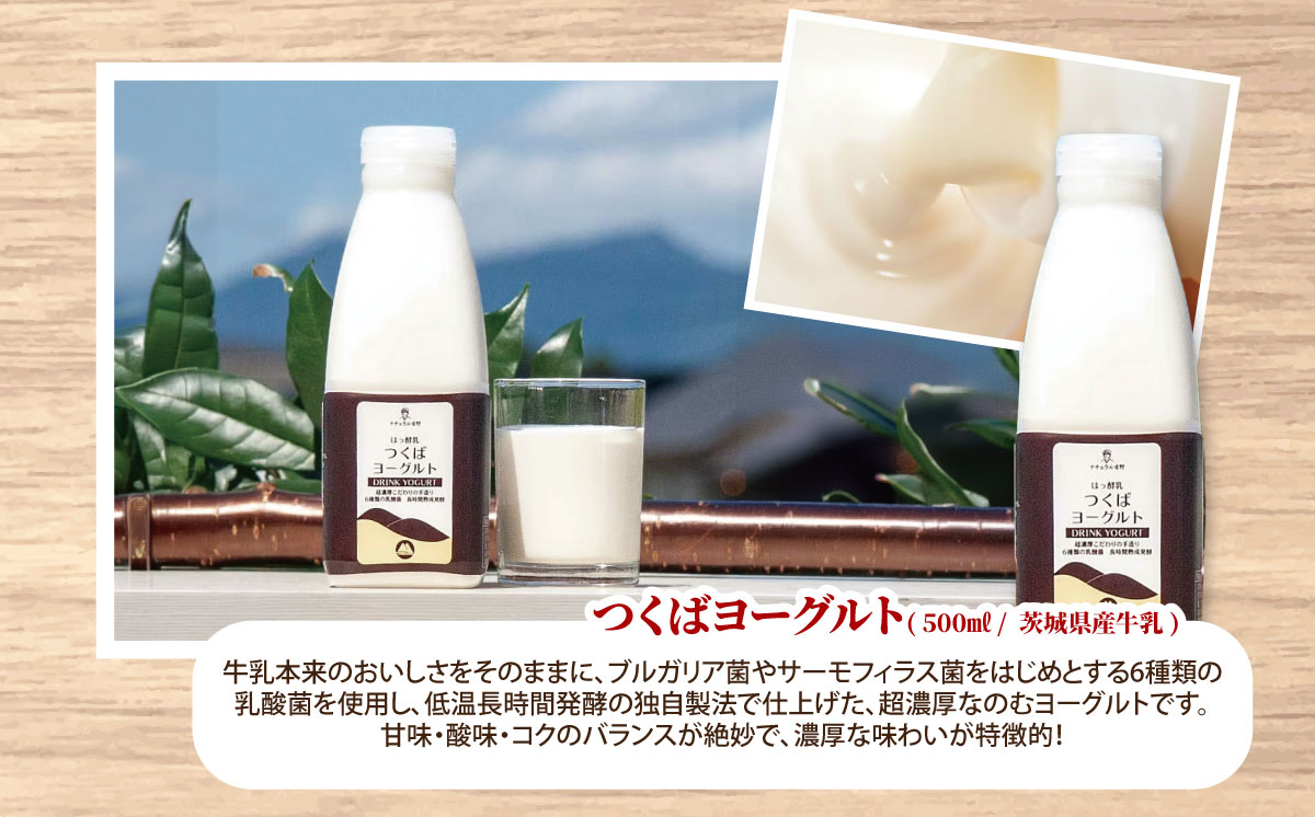 つくばヨーグルト500ml ×3本 クリームチーズ120g×2個 つくばコレクション かすみセット 筑波ハム【 チーズ クリームチーズ ヨーグルト ドリンクヨーグルト 茨城県産 国産 つくば市 詰め合