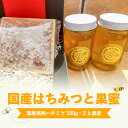 【ふるさと納税】はちみつ 国産 純粋はちみつ 国産はちみつ 180g 2個 計 360g 巣密 セット 瓶 天然のはちみつ 豊富な栄養 トースト ホットケーキ ヨーグルト にたばる養蜂場 食品 お取り寄せ 福岡県 久留米市 送料無料