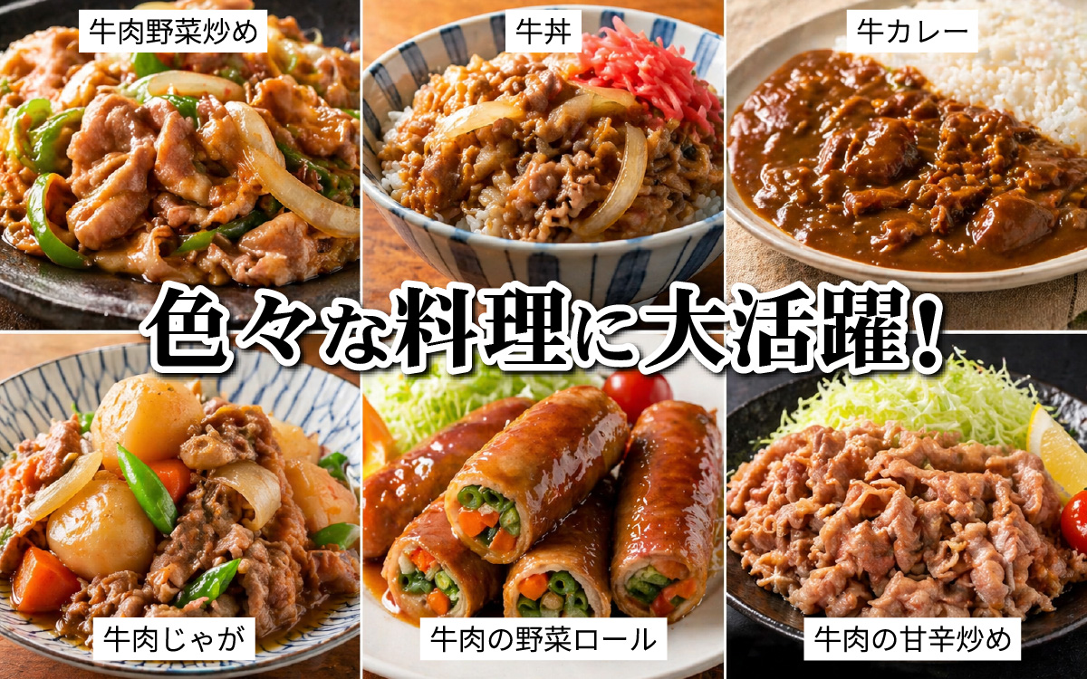【訳あり】国産 赤身スライス 800g（200g×4パック）