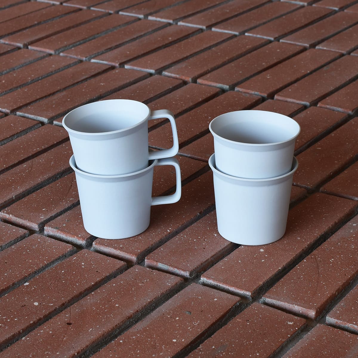 【ふるさと納税】1616/ TY Coffee Cup Gray 4個セット【1616/arita japan】有田焼 食器 カップ コーヒーカップ グレー シンプル eb033
