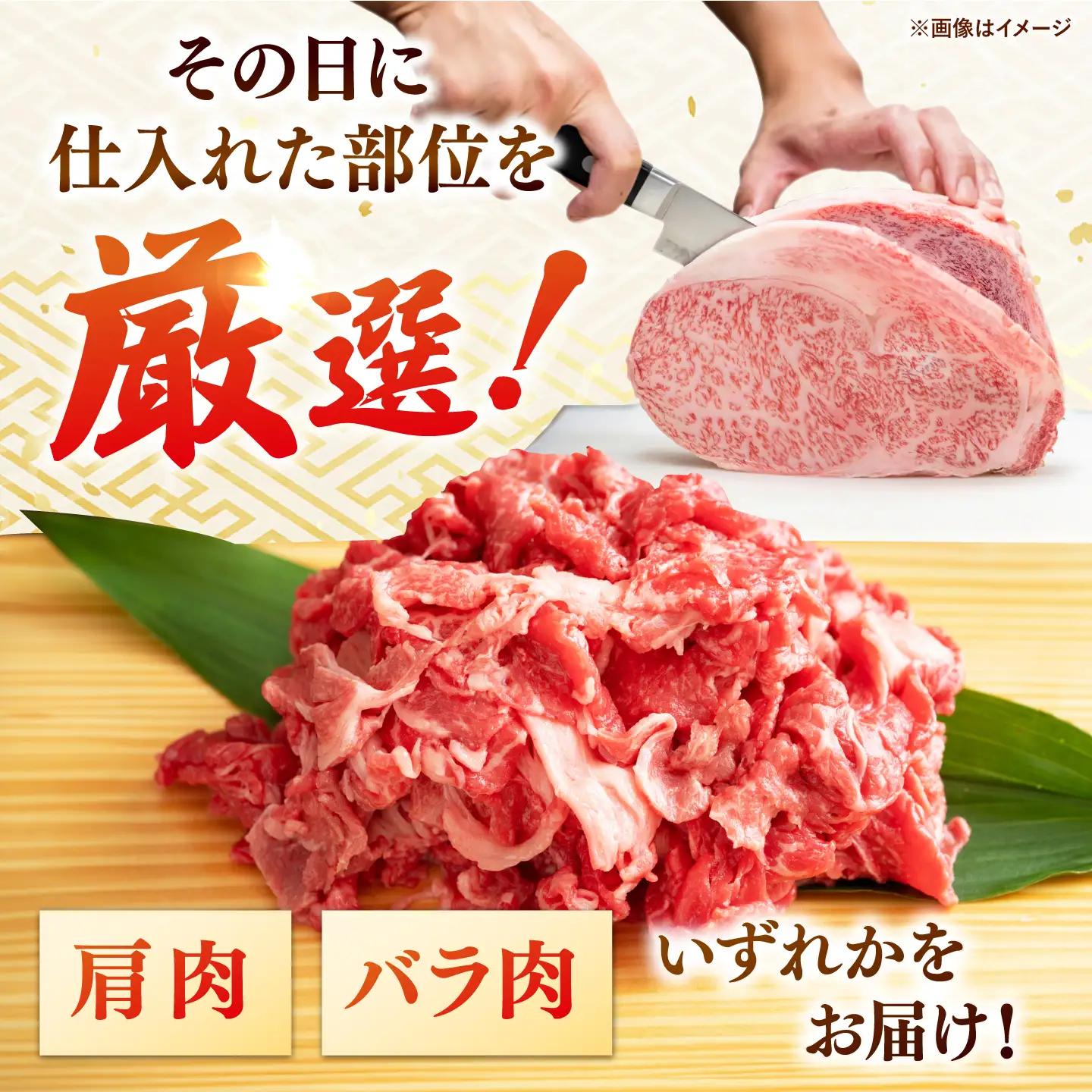 博多和牛 切り落とし500g ADAQ001 牛肉 切り落とし