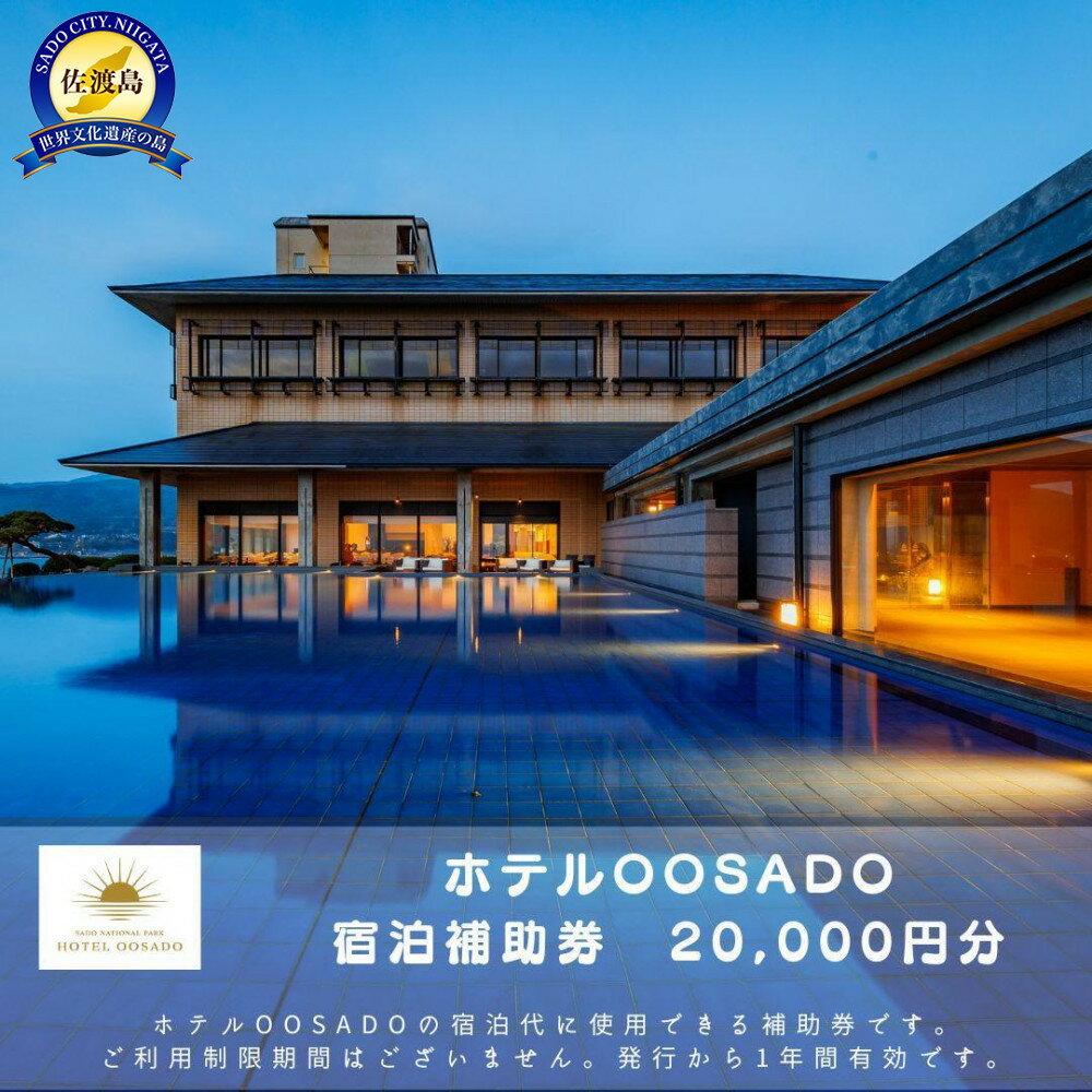 【ふるさと納税】【佐渡島】HOTEL OOSADO（ホテル大佐渡）　宿泊補助券【20，000円分】電話予約のみ対象です。 | 券 金券 人気 おすすめ 送料無料