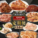 【ふるさと納税】全5回 定期便 焼肉 6種 ジンギスカン 4種 セット 3.8kg超 焼き肉 肉 牛 豚 鶏 羊 ラム マトン ロース 味付き サガリ カルビ せせり ホルモン 厚切り 惣菜 冷凍 大容量 ボリューム 定期 北海道 樽前工房 苫小牧市 おすすめ ランキング プレゼント ギフト