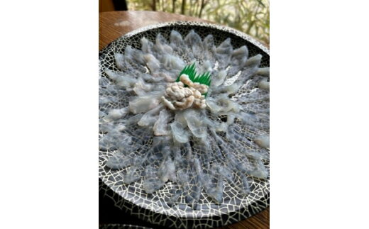 【ふるさと納税】ふぐ 刺身 炙り セット 桜ふぐ 豪華2枚 セット (2〜3人前) 割烹千代 萩 フグ 魚