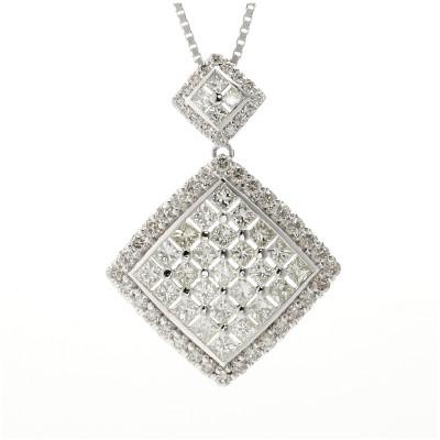 ふるさと納税 泉佐野市 アルカンシェル プラチナダイヤペンダント【鑑別書付き】J008-4 |  | 02