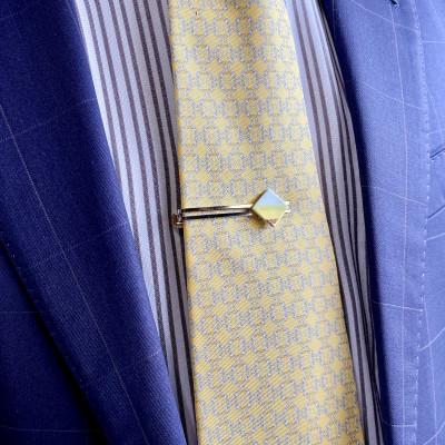 ふるさと納税 茅ヶ崎市 ArtOpus. ネクタイピン ホライズン 青黄 湘南 茅ヶ崎市 陶磁器 アートギフト |  | 01