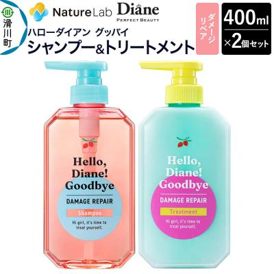 ふるさと納税 滑川町 ハローダイアン グッバイ ダメージリペア 本体 セット 400ml 2個|19_ntl-480101