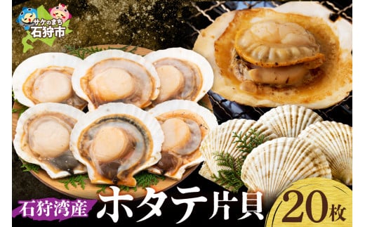 ホタテ片貝生冷パック【5枚入×4袋】
