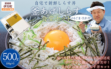 【自宅で新鮮しらす丼】釜あげしらす食堂セット◇ IKTB026 