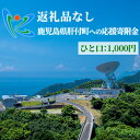 【ふるさと納税】≪返礼品なし≫鹿児島県肝付町への応援寄附金 (1,000円分)【肝付町】