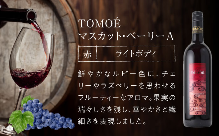 TOMOE 白・赤 2本セット C シャルドネ リザーブ 辛口 マスカットベーリーA おさけ 洋酒 受賞 飲み比べ 国産 ギフト 贈答 プレゼント ぶどう 葡萄 広島県産 三次市/広島三次ワイナリー 