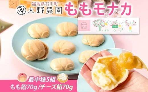 
            ももモナカボックス もも 桃 もなか 加工品 お取り寄せ 贅沢 グルメ 贈答 ギフト 常温 送料無料 大野農園 福島県 石川町【19017】
          