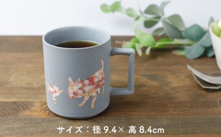 【美濃焼】 温度で変化する器  温感 犬 マグカップ （2個） 『チワワ』 ニューボン ＆ マットライトグレー 【丸モ高木陶器】 マグ カップ ペア ギフト 贈り物 プレゼント 可愛い かわいい いぬ