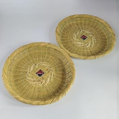 ふるさと納税 富士河口湖町 富士北麓 ”勝山” スズ竹細工「中皿」2枚セット 山梨県認定郷土伝統工芸品 |  | 01