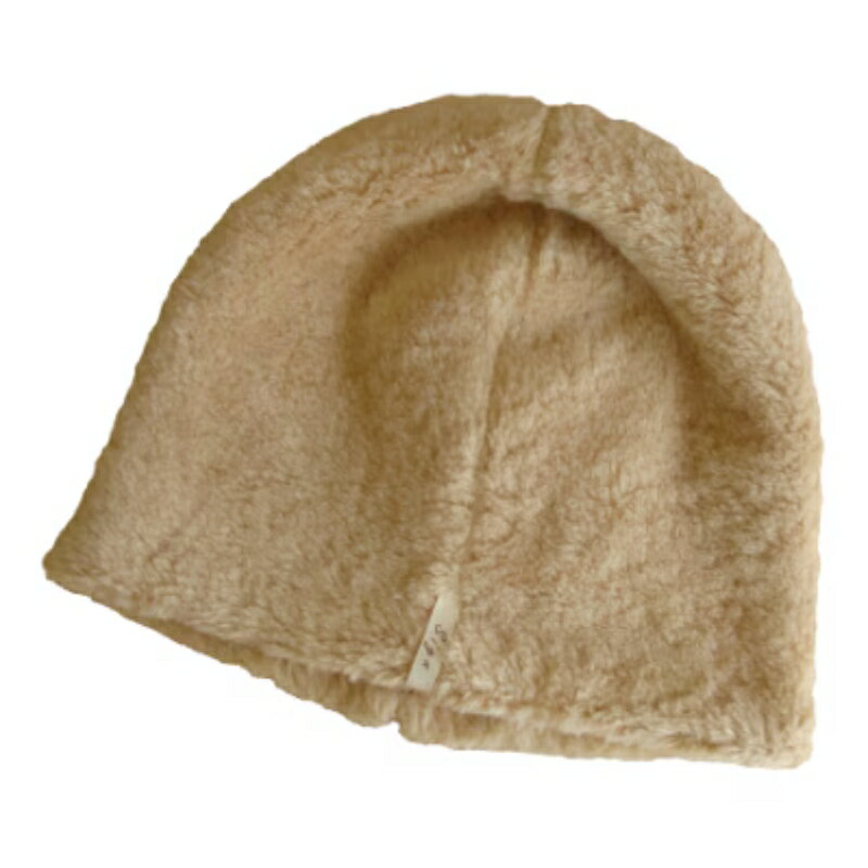 【ふるさと納税】【ブラウン】帽子　オーガニックコットン 無染色 暖かボアワッチ