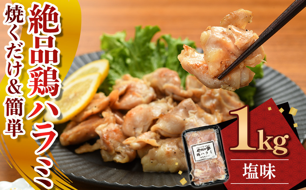 
            絶品鶏ハラミ 塩味【焼くだけ&簡単♪】1kg (200g×5パック) (K12-007) ハラミ 鶏ハラミ 肉 にく 国産 鶏肉 特製 塩だれ 簡単調理 惣菜 おつまみ おかず 冷凍 岩手県 北上市 C0567 (KYフーズ) 
          