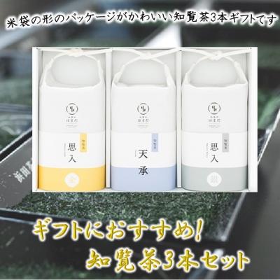 ふるさと納税 南九州市 ギフトにおすすめ!知覧茶3本セット