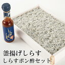 【ふるさと納税】 釜揚げしらすとしらすポン酢セット