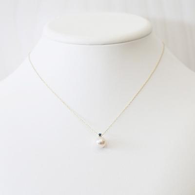 ふるさと納税 天草市 真珠 ネックレス 8-8.5mm ホワイトピンク 9月 サファイヤ K18YG_S101-526 |  | 02