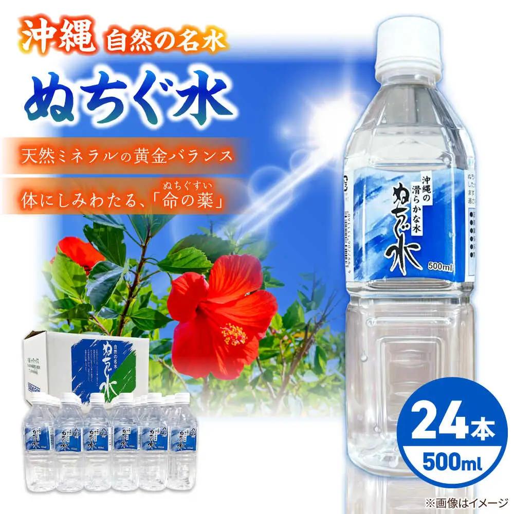 自然の名水 ぬちぐ水 500ml 24本 水 飲料水 ミネラルウォーター 防災 キャンプ 備蓄 / トゥワァイス[BCEJ001]