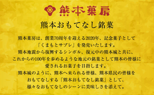 熊本菓房 熊本サブレ 20枚×3箱 計60枚