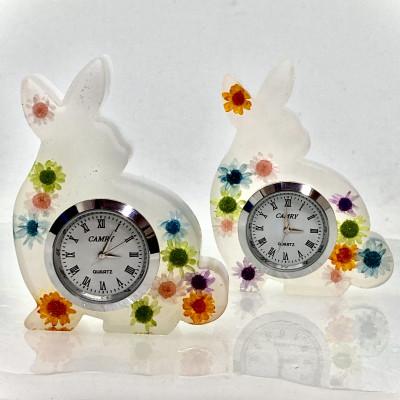 ふるさと納税 田原本町 花うさぎ時計 |  | 01