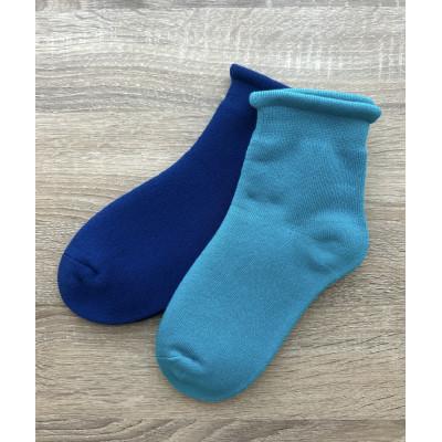 ふるさと納税 大和高田市 ふわもち鯛焼き靴下x2足組(ターコイズ、ブルー)