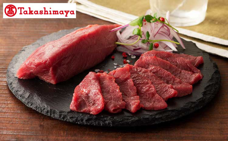 
                  【高島屋選定品】フジチク切れてる国産馬刺し3Ｐ 合計120g
                