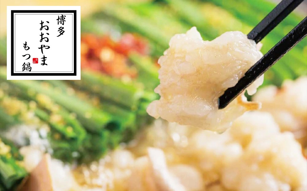 
            【ギフト対応可】【福岡もつ専門店売上高1位】 博多もつ鍋 おおやま もつ鍋 しょうゆ味 2人前 牛もつ ちゃんぽん麺
          