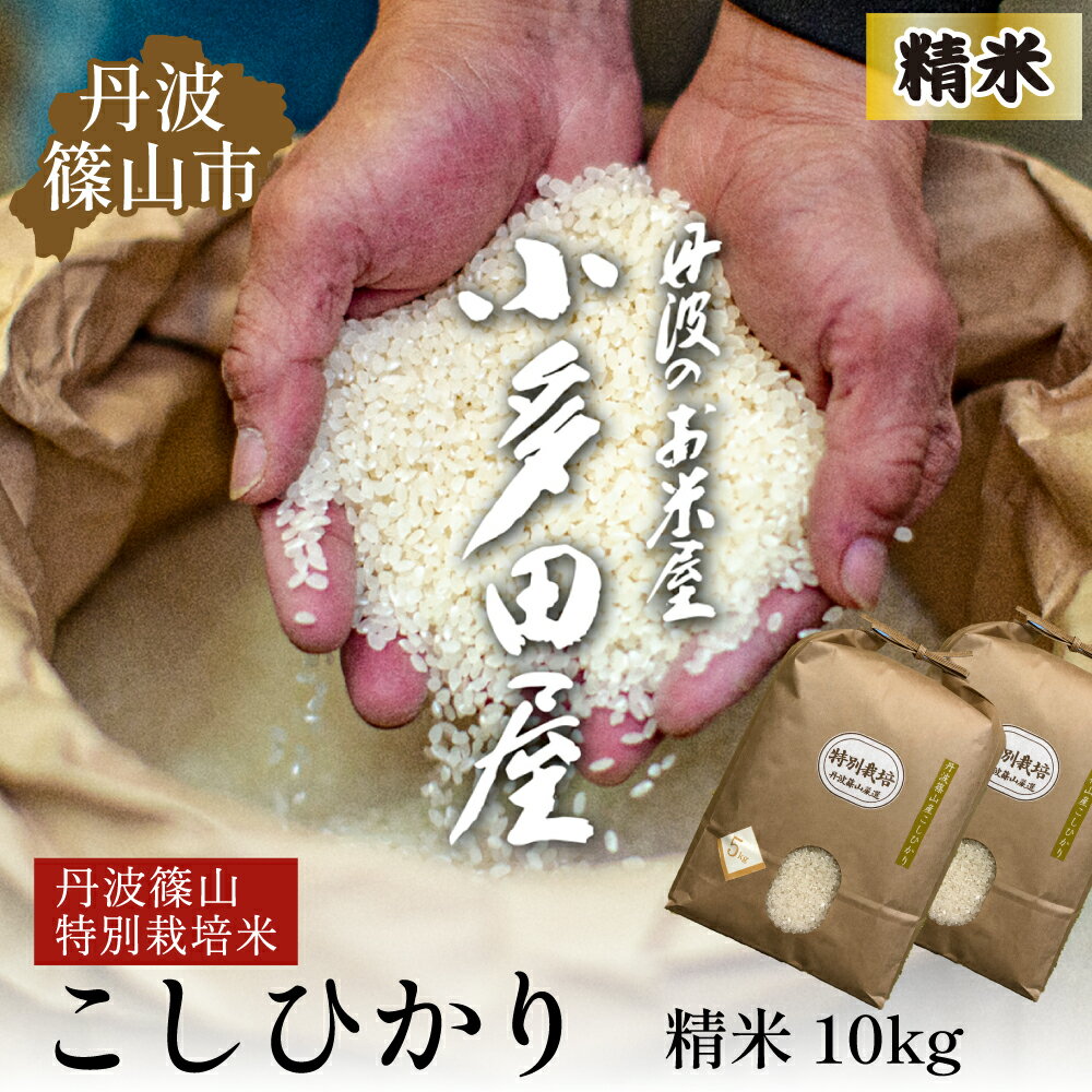【ふるさと納税】【令和7年産】お米のおいしさ伝えたい！特別栽培米コシヒカリ5kg×2 | 白米 100％単一原料米 産地直送米 おいしい お米 精米 コシヒカリ ブランド おこめ 健康 送料無料 おすすめ 人気 口コミ