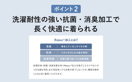 BAKUNE Dry Men’s 半袖 上下 疲労回復 リカバリー ウェア　【 ネイビー / Lサイズ 】　/ 大村市 / 株式会社TENTIAL [ACAD047]